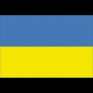 Adria Bandiere Bandiere in Tessuto BANDIERA UCRAINA CM.20X30