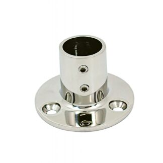 Raccordi in Acciaio Microfuso BASE INOX TONDA 90° Ø MM.22