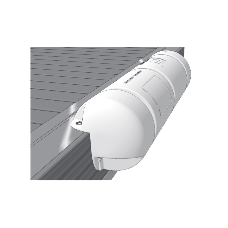 Plastimo Profili per Pontili, Banchine, Pali BUMPER DRITTO BIANCO Ø CM. 25 X 90