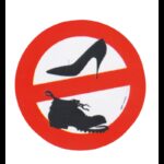 ERREGRAFICA DIVIETO SCARPE (acq.min. unità)