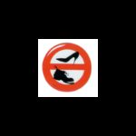 ERREGRAFICA DIVIETO SCARPE RILIEVO (acq.min. unità)