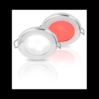 Hella marine Faretti e Plafoniere a Led EUROLED 75 ACCIAIO ROSSO/BIANCO