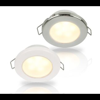 Hella marine Faretti e Plafoniere a Led EUROLED 75 ACCIAIO LUCE CALDA 24V