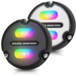 Hella marine Faretti a Led Subacquei,Sottoplance FARO SUB APELO A1 LED CARBON RGB