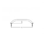 Marine Town Maniglie Inox, Ottone, Pvc MANIGLIA INOX 316 MM.305