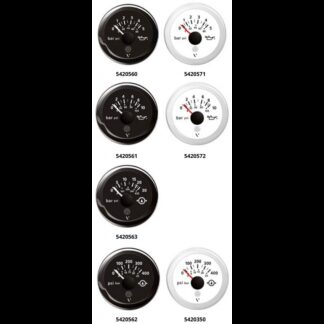 VDO View Line VDO MANOMETRO OLIO 25 BAR INVERT.BIANCO