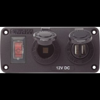 Blue Sea Prese e Spine PANNELLO 12V PRESA USB INTERRUTTORE