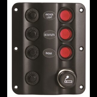 AAA Pannelli di Comando Elettrici PANNELLO ELE. 3 INT+ACCENDISIGARI