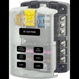 Blue Sea Fusibili, Portafusibili PANNELLO PORTAFUS. ST BLADE 6