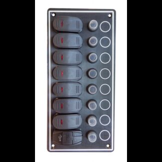 AAA Pannelli di Comando Elettrici PANNELLO A 7 INTERRUTTORI CON USB