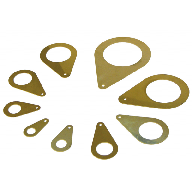 Piastre di Massa PIASTRA DI MASSA OTTONE 3/8