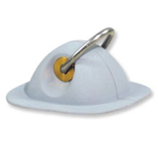 Ceredi Accessori per Gommoni PIASTRA C/ANELLO GRIGIA