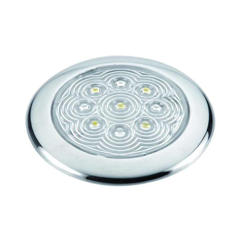 AAA Faretti e Plafoniere a Led PLAFONIERA INOX A 5 LED Ø MM.94x11h