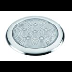 AAA Faretti e Plafoniere a Led PLAFONIERA INOX A 6 LED ØMM.110x11h