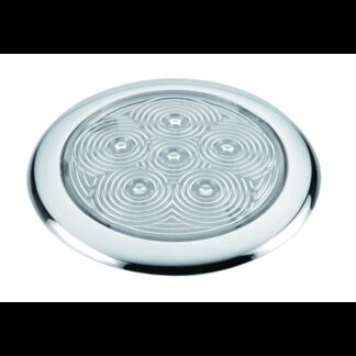 AAA Faretti e Plafoniere a Led PLAFONIERA INOX A 6 LED ØMM.110x11h