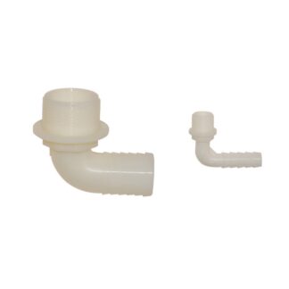 Serbatoi Acque Chiare PORTAGOMMA 1'1/4 PVC CURVO