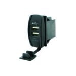 PRESA DI CORRENTE CON DOPPIA USB (acq.min. unità)