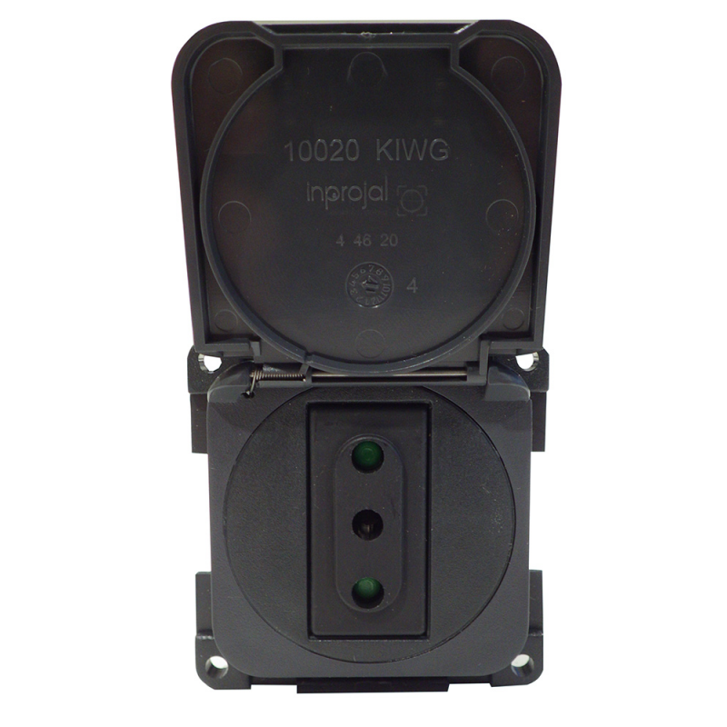 CBE Prese e Spine PRESA 230 V. ITALIANA C/COPERCHIO