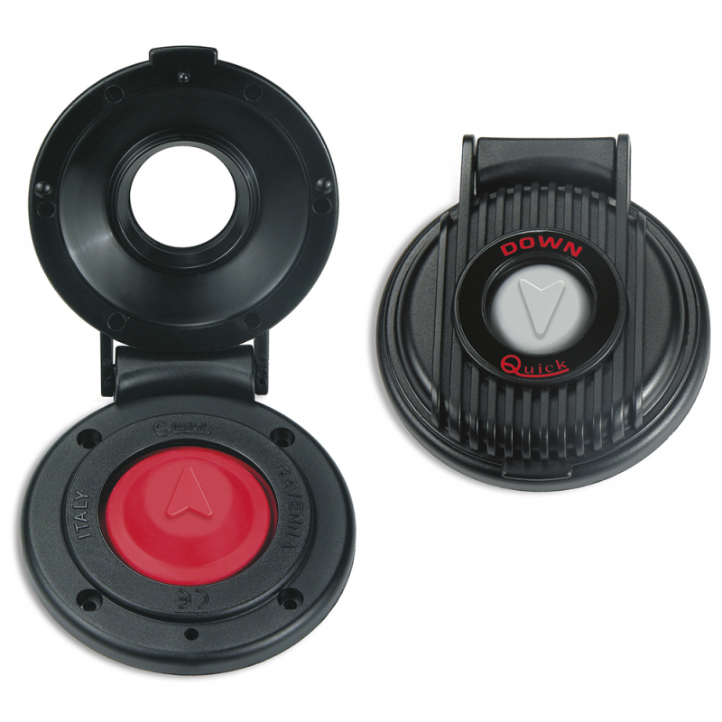 Quick Accessori per Verricelli Quick PULSANTE A PIEDE NERO UP - immagine 3