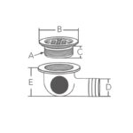 Marine Town Scarichi e Ombrinali in Ottone,Inox SCARICO INOX 316