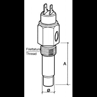 Sensori Temperatura e Pressione SENSORE TEMP. ACQUA C/ALLARME