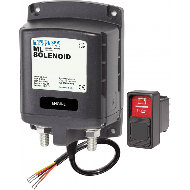 Blue Sea Solenoidi, Relè Automatici SOLENOIDE BISTABILE SERIE ML 24V