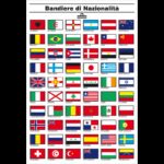 ERREGRAFICA Tabelle e Bandiere Adesive TABELLA BANDIERE NAZION. CM.16X24