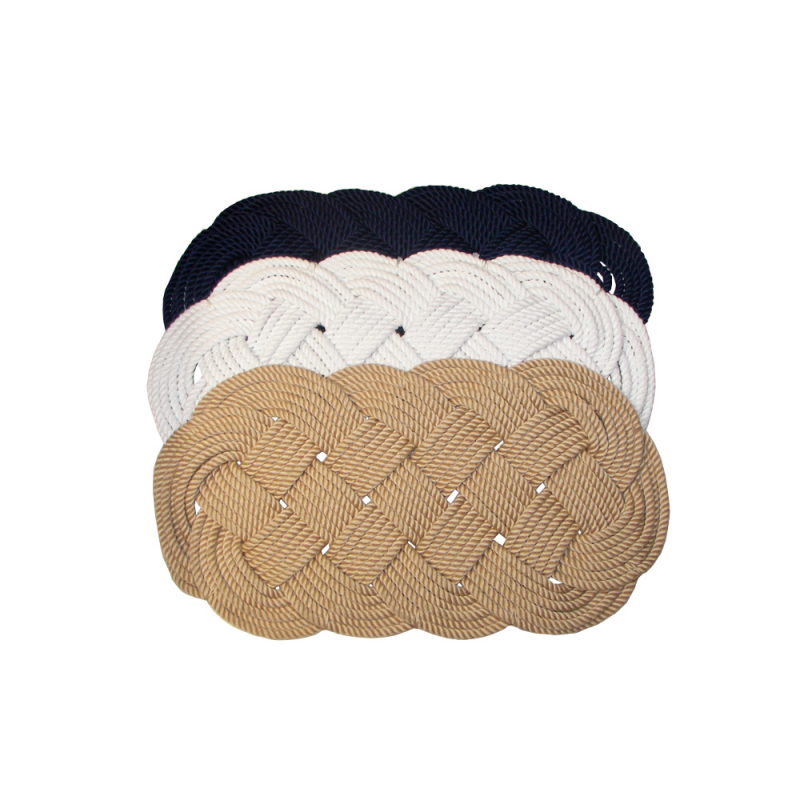 CAVALIERI TAPPETO CORDA BIANCO MM.600X330 (acq.min. unità) - immagine 2