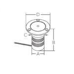 Marine Town Tappi imbarco in Acciaio Inox TAPPO INOX 316 WATER C/CHIAVE