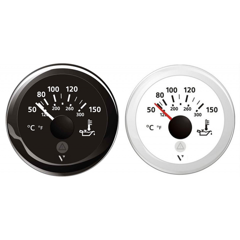 VDO View Line VDO IND.TEMP.OLIO MOTORE BIANCO 12/24 V