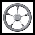Savoretti Ruote Timoni e Volanti RUOTA TIMONE GRIGIO Ø MM.400