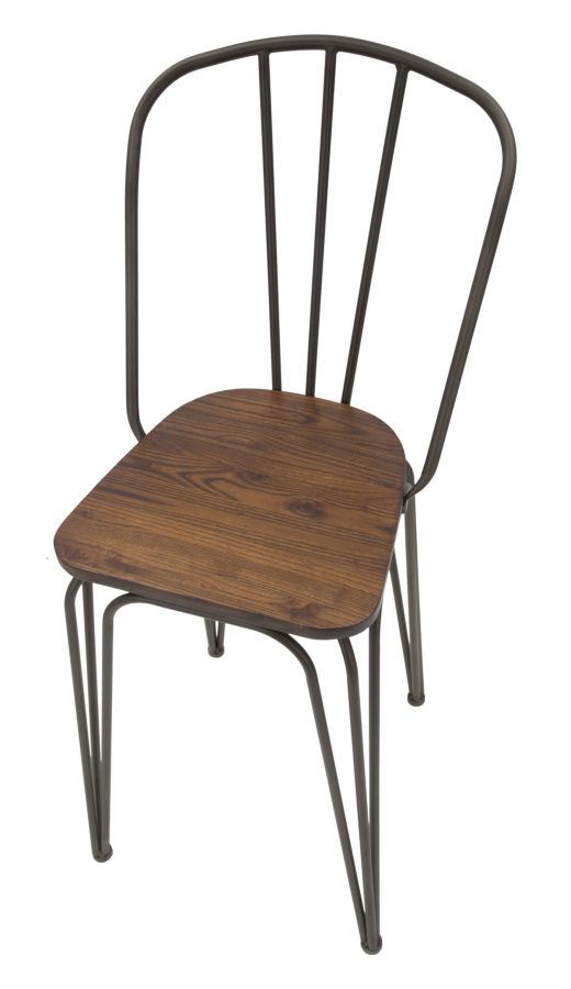 SEDIA BAR HARLEM 54X45X102 SET 2PZ (ALTEZZA SEDUTA CM 61) stile INDUSTRIAL - immagine 9