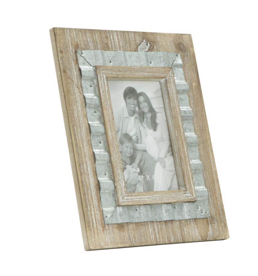 CORNICE WODY CM 21,5X3X26,5 (MISURA INTERNA CM 10X15) stile INDUSTRIAL - immagine 2