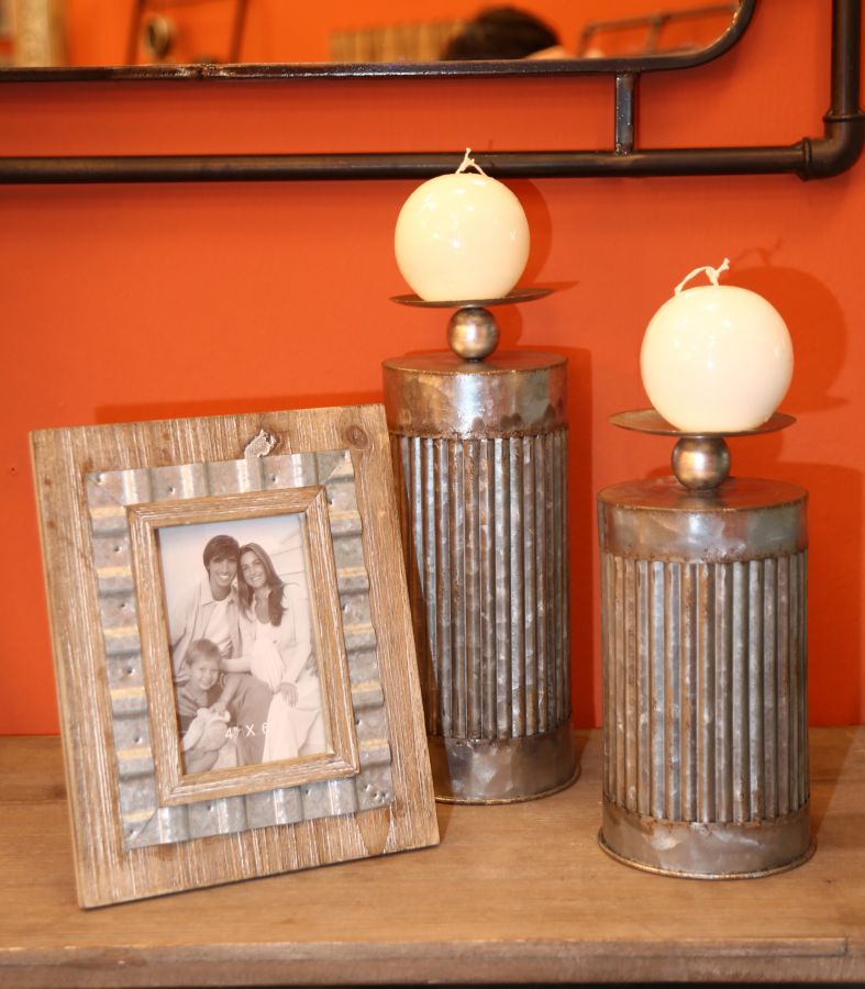 CORNICE WODY CM 21,5X3X26,5 (MISURA INTERNA CM 10X15) stile INDUSTRIAL - immagine 8