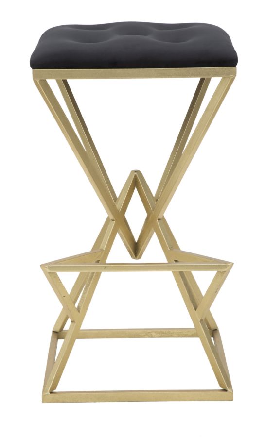 SGABELLO DA BAR PIRAMID CM 40X40X75 stile GLAM - immagine 4