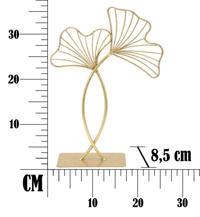 SCULTURA LEAF GLAM CM 25X8,5X35 stile GLAM - immagine 8