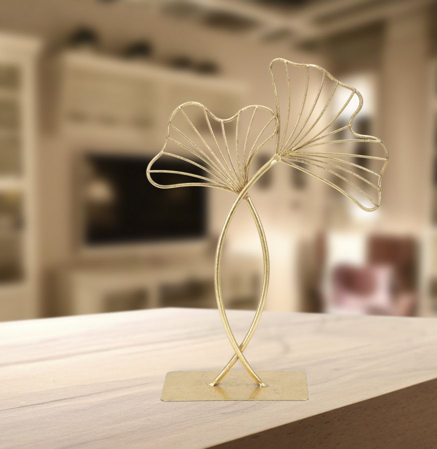 SCULTURA LEAF GLAM CM 25X8,5X35 stile GLAM - immagine 7