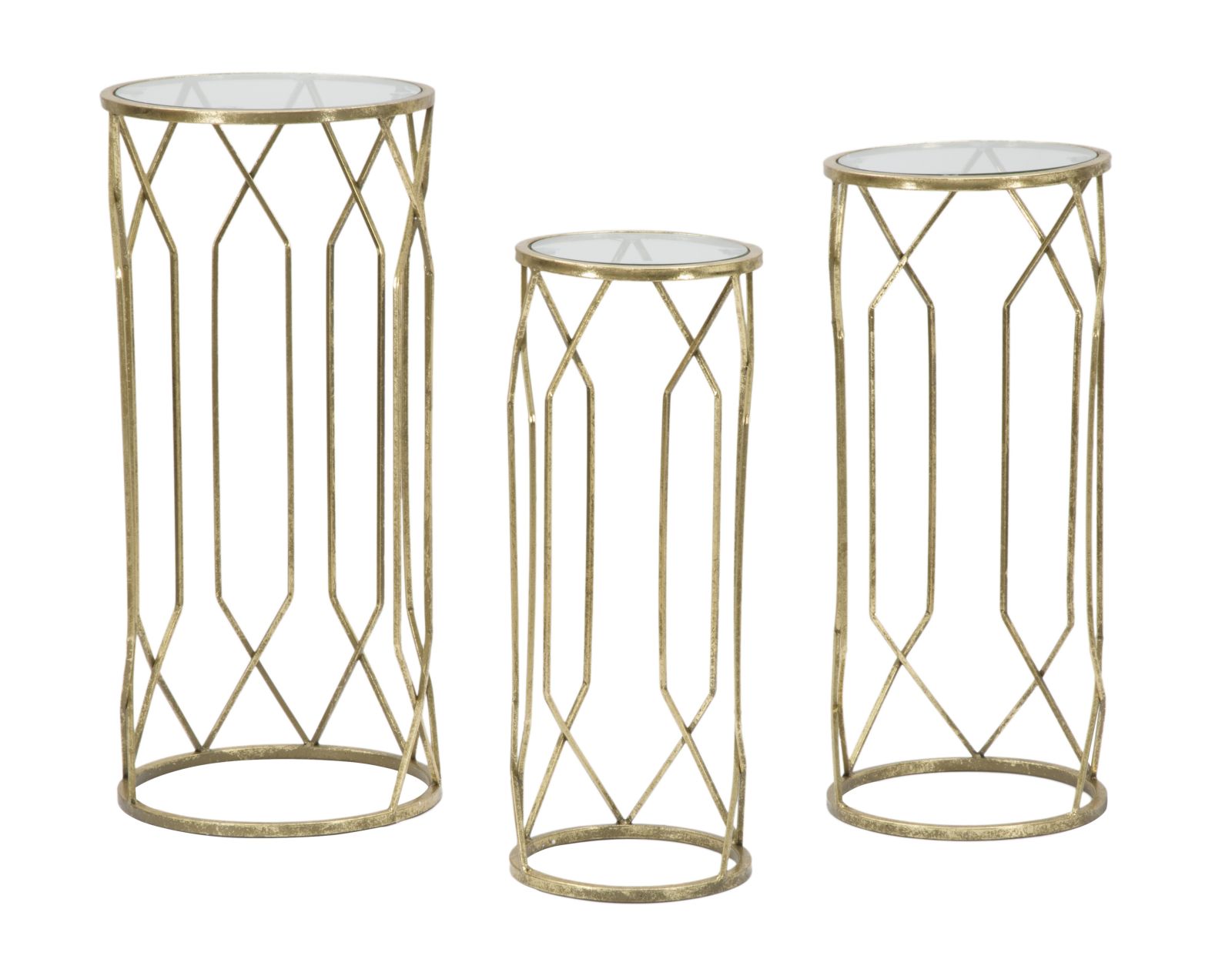 P/TELEFONO TUNISI TRIS CM Ø 32X71-28X65-23X61 stile GLAM - immagine 2