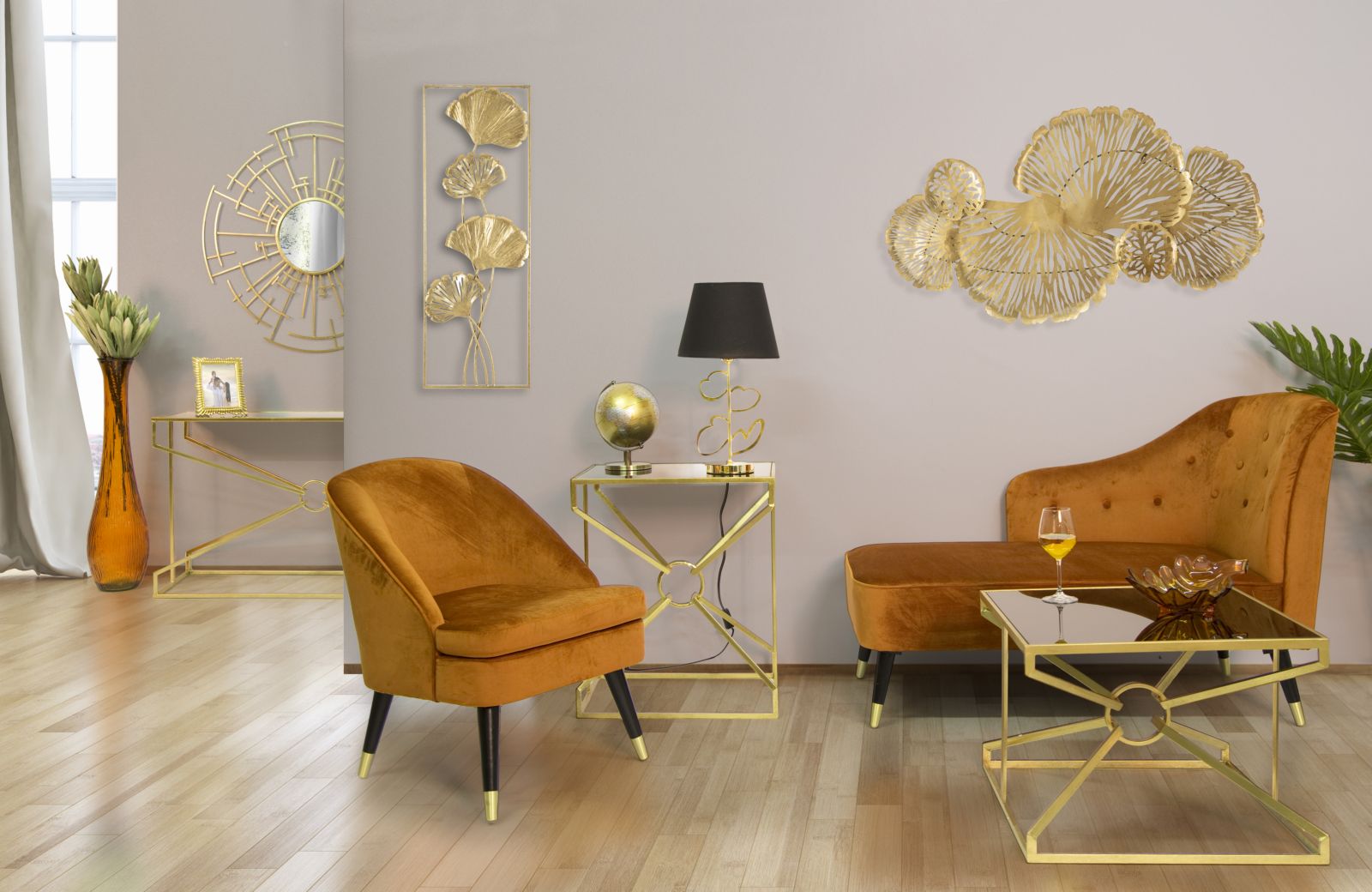 LAMPADA DA TAVOLO GLAM HARTS CM Ø 30X54,5 stile GLAM - immagine 8