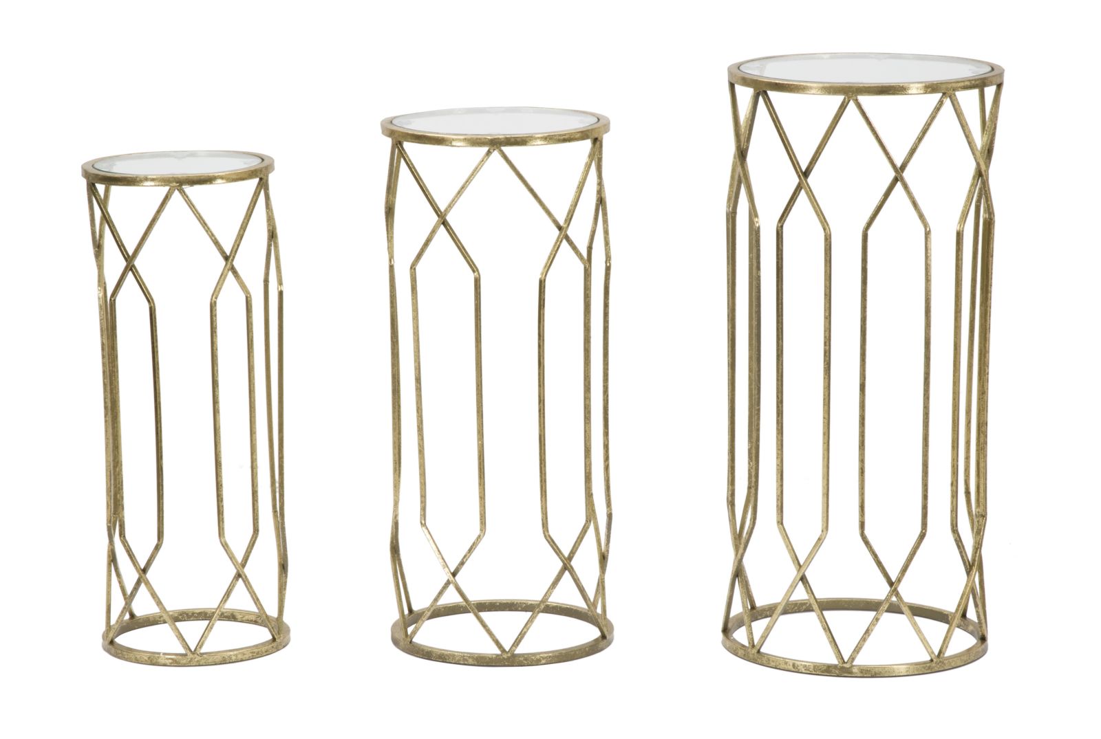 P/TELEFONO TUNISI TRIS CM Ø 32X71-28X65-23X61 stile GLAM - immagine 3