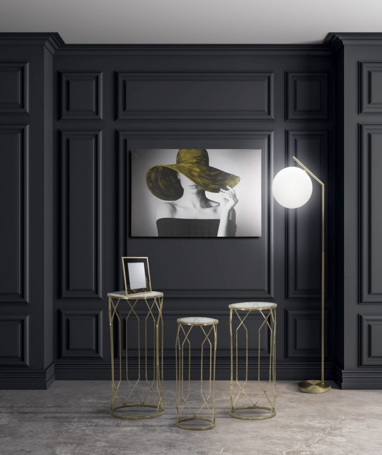 P/TELEFONO TUNISI TRIS CM Ø 32X71-28X65-23X61 stile GLAM - immagine 8