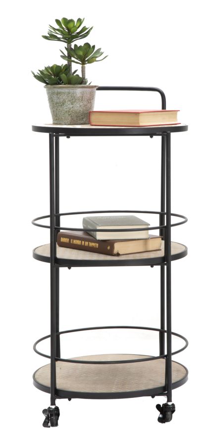 CARRELLO AREX CM 40X41,5X82 stile INDUSTRIAL - immagine 3