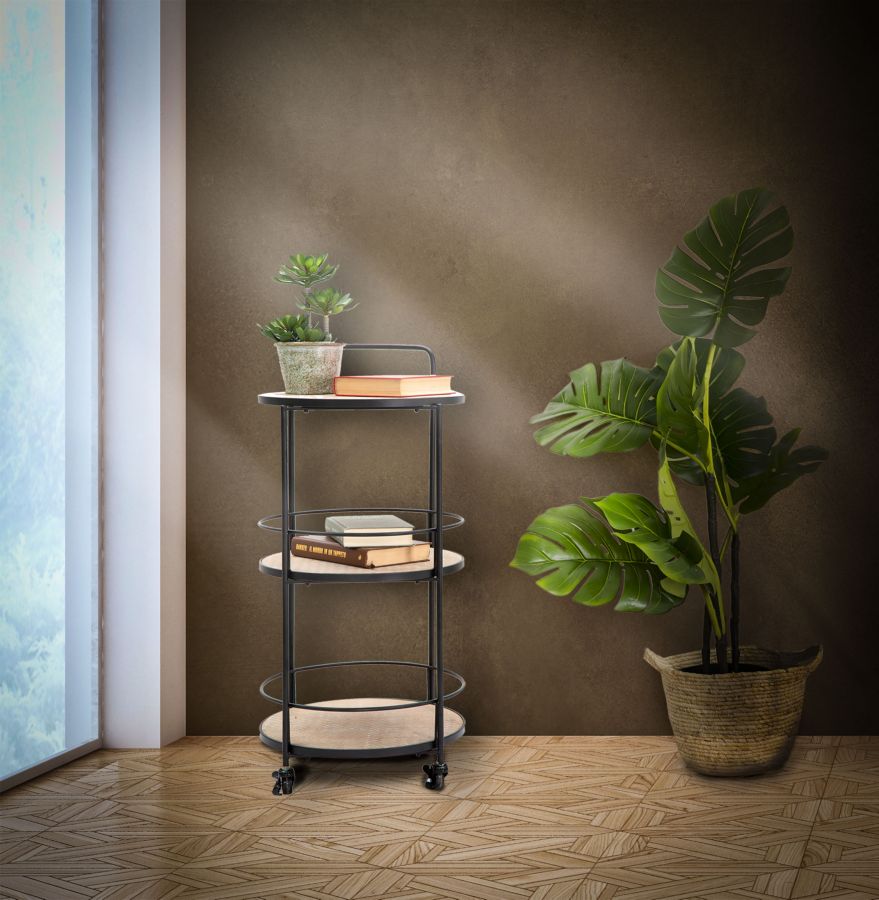 CARRELLO AREX CM 40X41,5X82 stile INDUSTRIAL - immagine 7