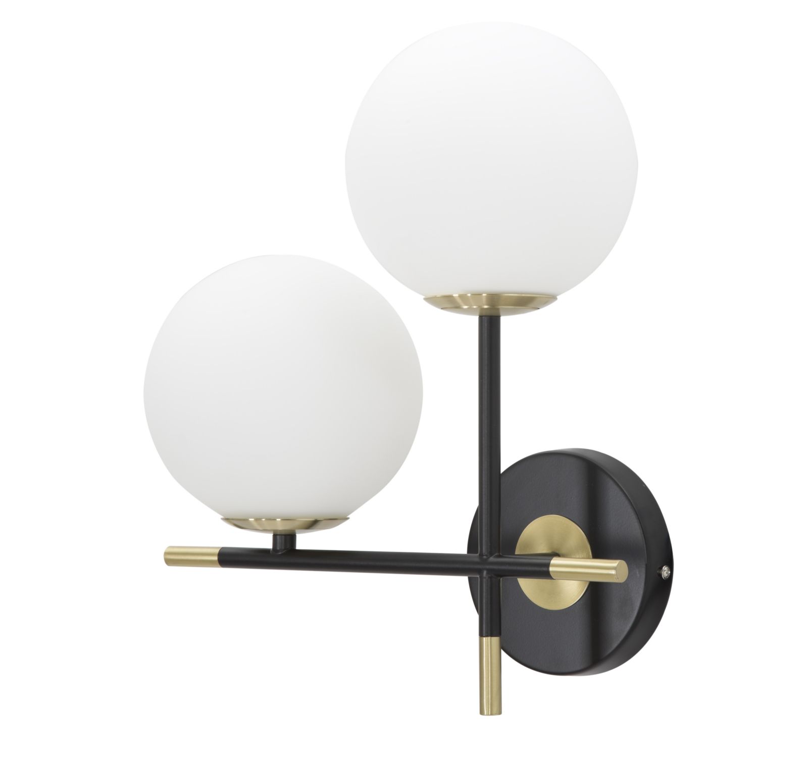 LAMPADA DA MURO DARKY DOUBLE CM 30x17x35 stile GLAM - immagine 3