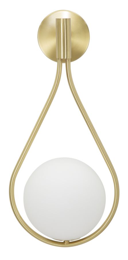 LAMPADA DA MURO GLAMY DROP CM 24x20x52 stile GLAM - immagine 2