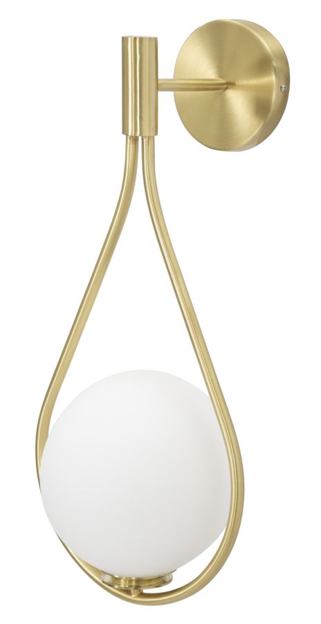 LAMPADA DA MURO GLAMY DROP CM 24x20x52 stile GLAM - immagine 3