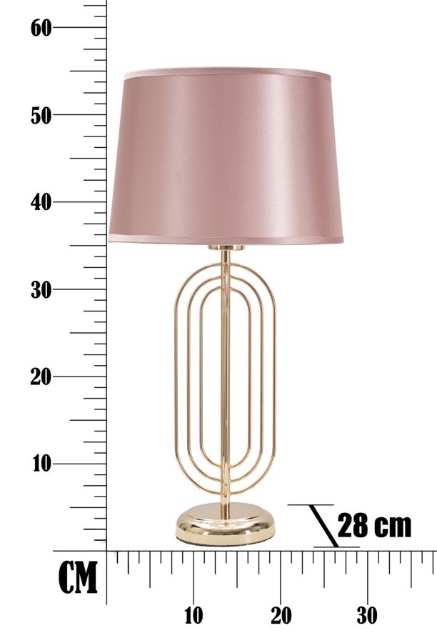LAMPADA DA TAVOLO KRISTA CM Ø 28X55 stile GLAM - immagine 7