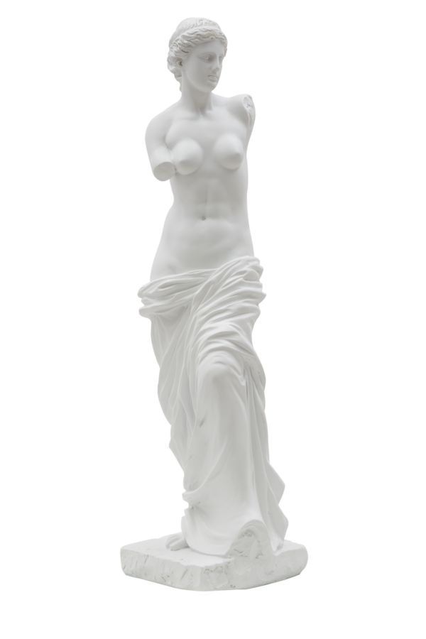 SCULTURA STATUA WOMAN CM 14X12X49 stile GLAM - immagine 2