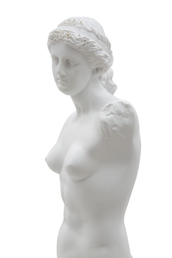 SCULTURA STATUA WOMAN CM 14X12X49 stile GLAM - immagine 3