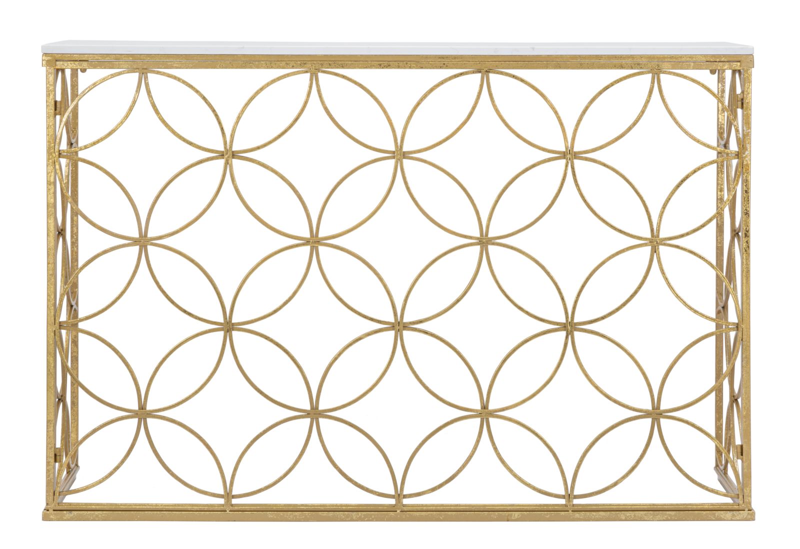 CONSOLE STAR MARBLE CM 120X40X80 stile GLAM - immagine 4